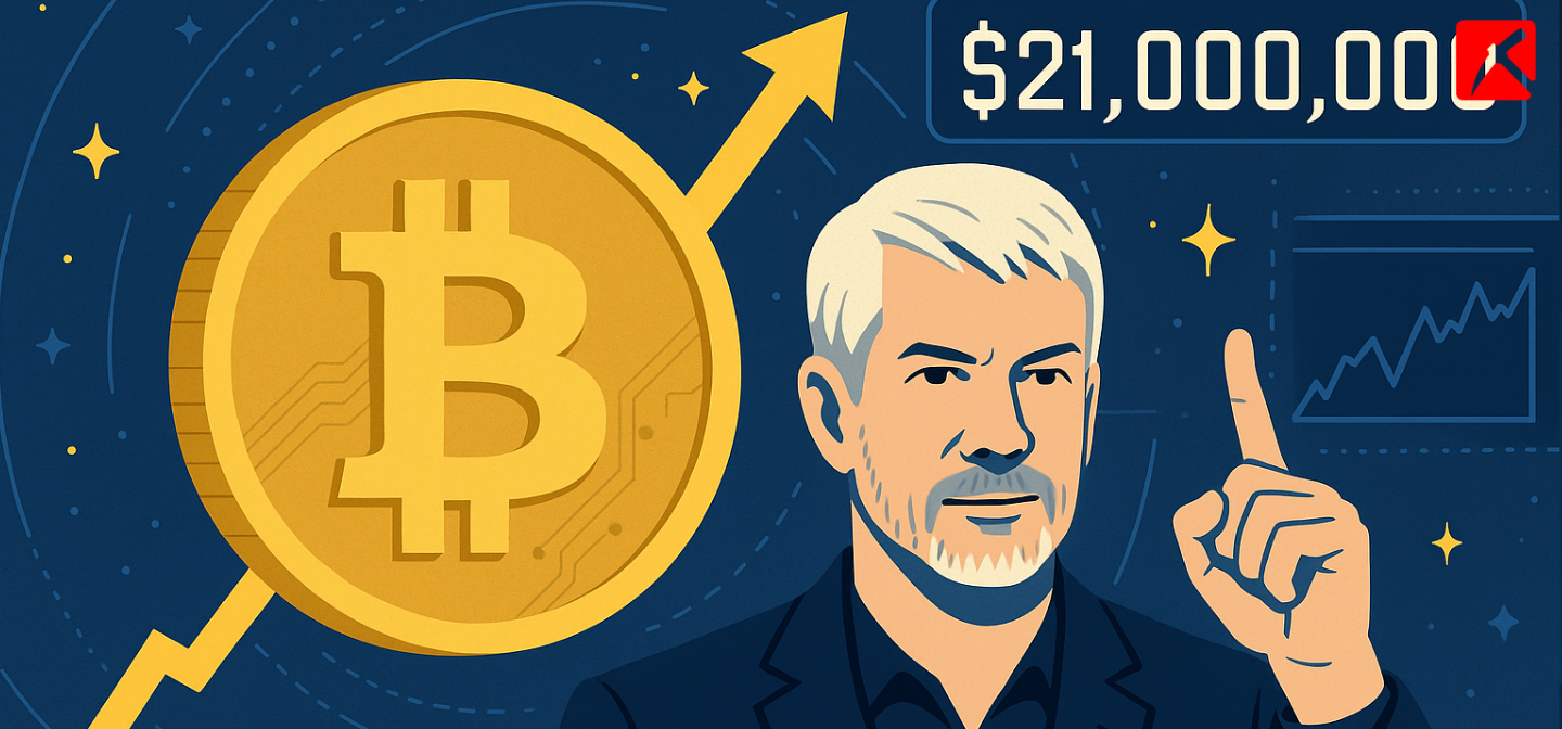 Michael Saylor ฟันธง! บิตคอยน์แตะ $21 ล้านต่อเหรียญใน 21 ปี เติบโตปีละ 21%