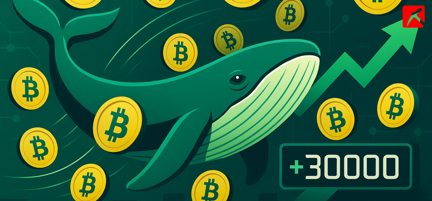 วาฬบิทคอยน์โบราณตื่นจากหลับ 14 ปี ย้าย 30,000 BTC มูลค่ากว่า 105,000 ล้านบาท