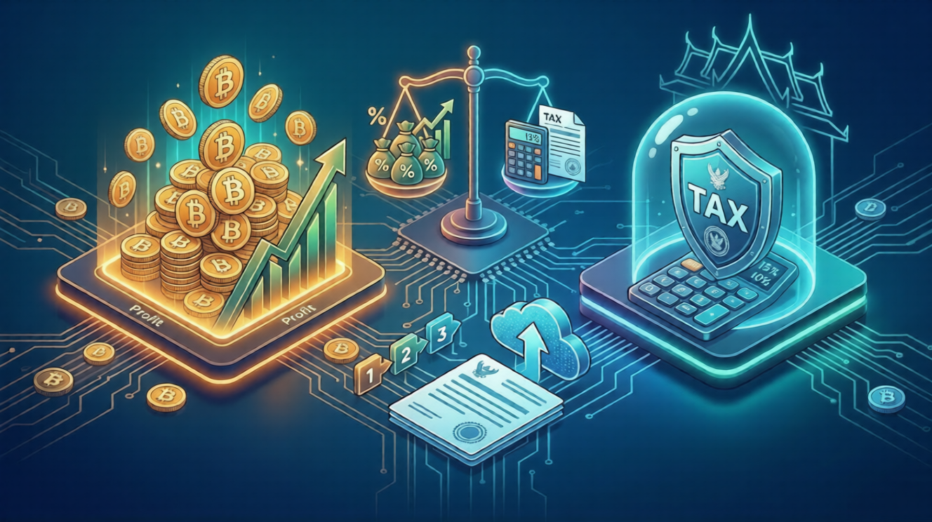 ภาษีกำไรจากบิทคอยน์ในไทย ต้องเสียเท่าไร ยื่นอย่างไร?